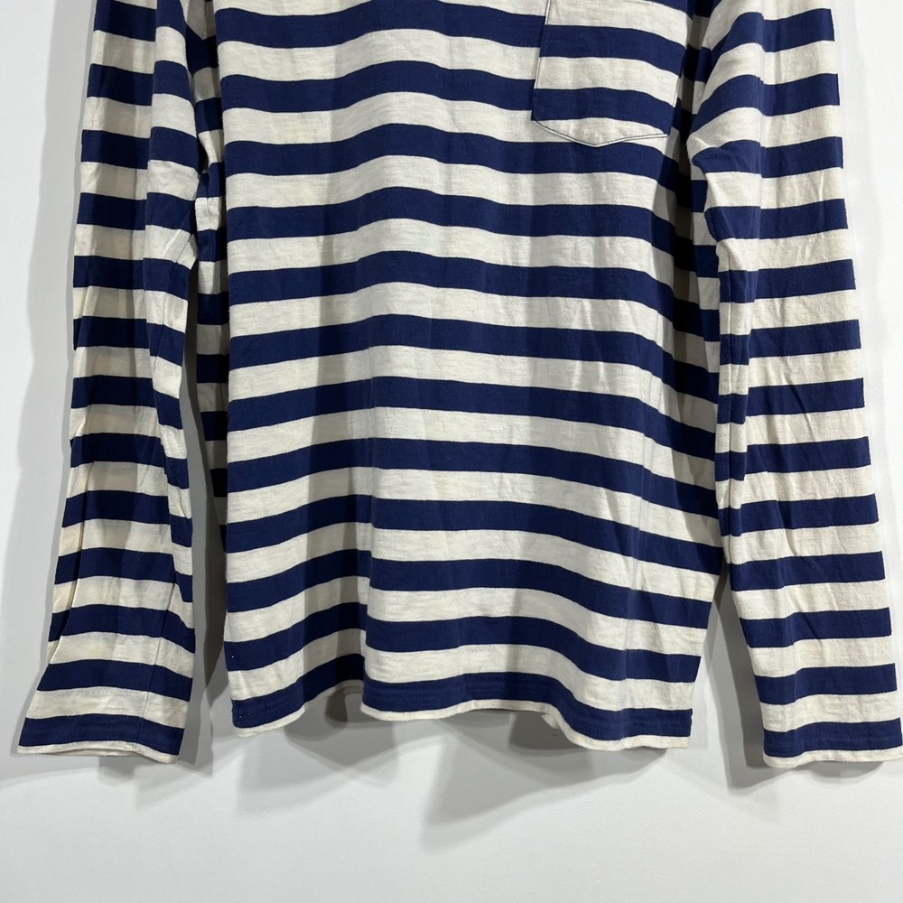 J. Crew Fisherman Nautical Striped Long Sleeve Tee Shirt Womens XL - Picture 2 of 9